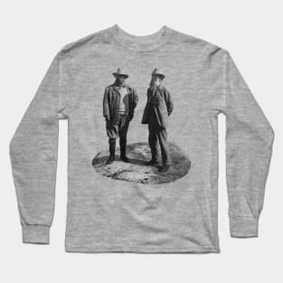 Theodore Roosevelt & John Muir at Glacier Point Long Sleeve T-Shirt